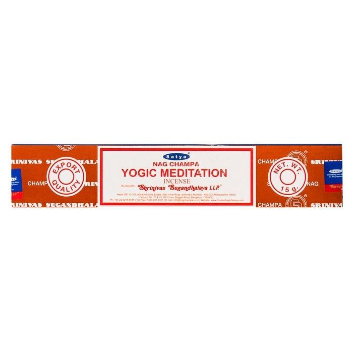 Пахощі індійські, аромапалички Satya &ndash; "Yogic meditation" 15г (12шт) 3073 фото