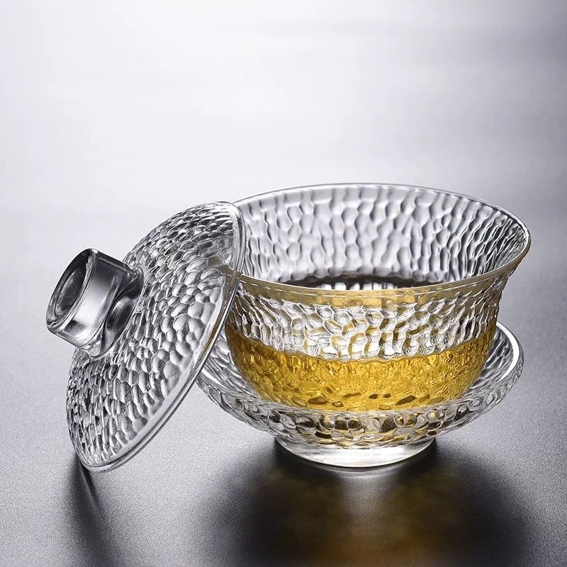 Гайвань скляна №112 "Кришталь&rdquo;, фактурне скло (150мл) 856 фото