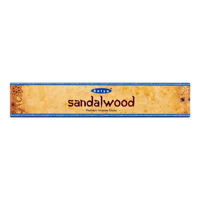 Пахощі індійські, аромапалички Satya &ndash; "Sandalwood premium" 15г (12шт) 3246 фото