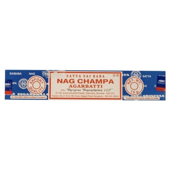 Пахощі індійські, аромапалички Satya &ndash; "Nag Champa" 15г (12шт) 3244 фото