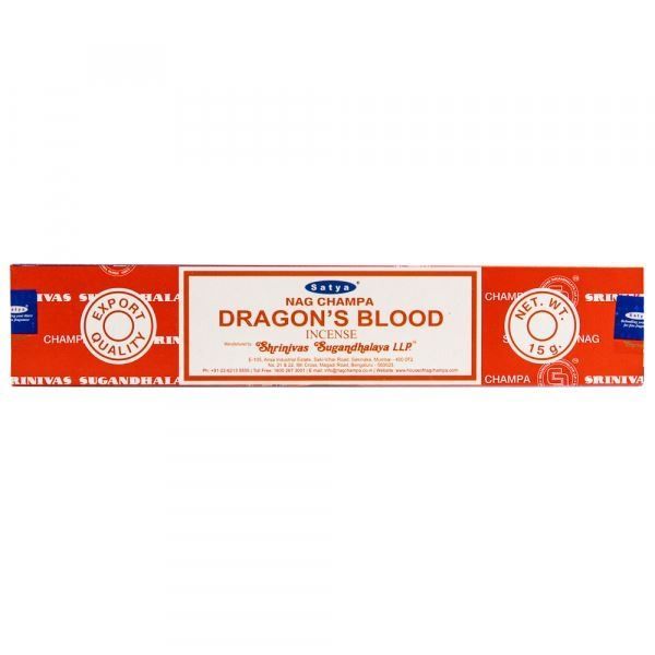 Пахощі індійські, аромапалички Satya &ndash; "Dragon&rsquo;s Blood" 15г (12шт) 3407 фото