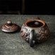 Чайник з цзяньшуйської кераміки "Дракон і Фенікс", форма Сі Ши (200 мл) 3744 фото 7
