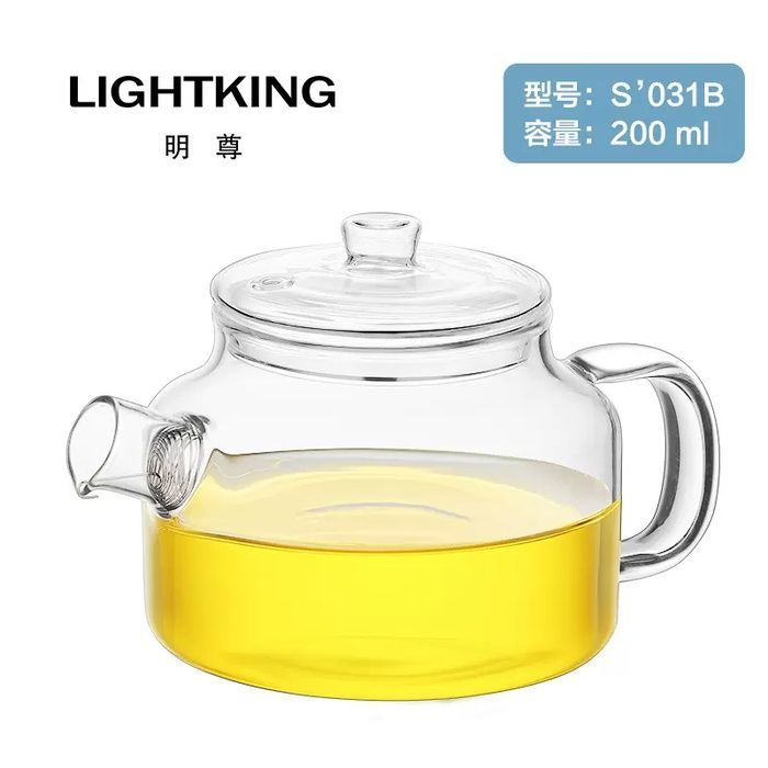 Чайник скляний Lightking S-031B (200мл) 920 фото