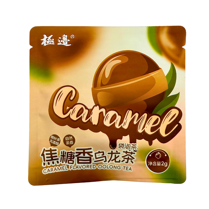 Темний вулканічний улун "Caramel" в пірамідках, 1шт (2г) 3470 фото