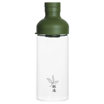 Пляшка Cold Brew GL-107 для холодного заварювання чаю з металевим ситом (зелена) 3930 фото
