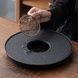 Чабань кругла "Імітація каменю", чорний піддон 600мл (розмір: 29*29*3,5см) 3011 фото 5