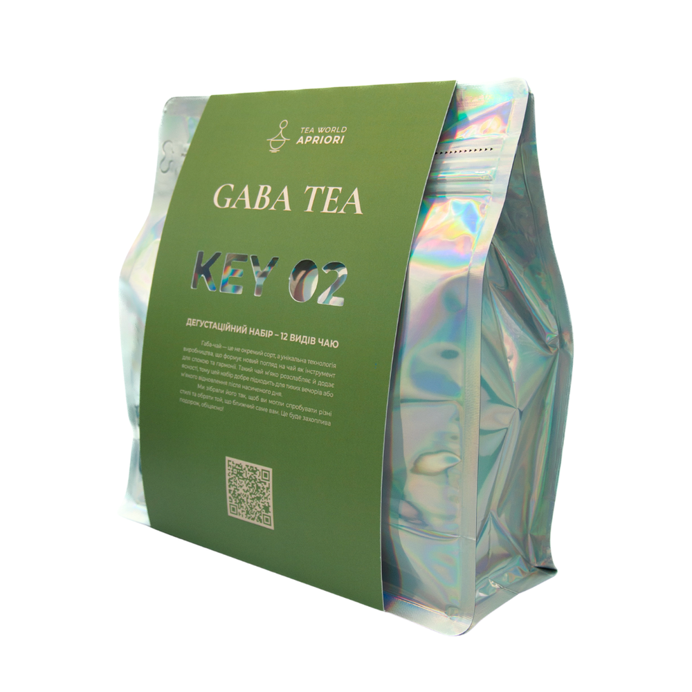 Чайний набір "Gaba Tea &ndash; KEY 02" 12 чаїв (108г) 3137 фото