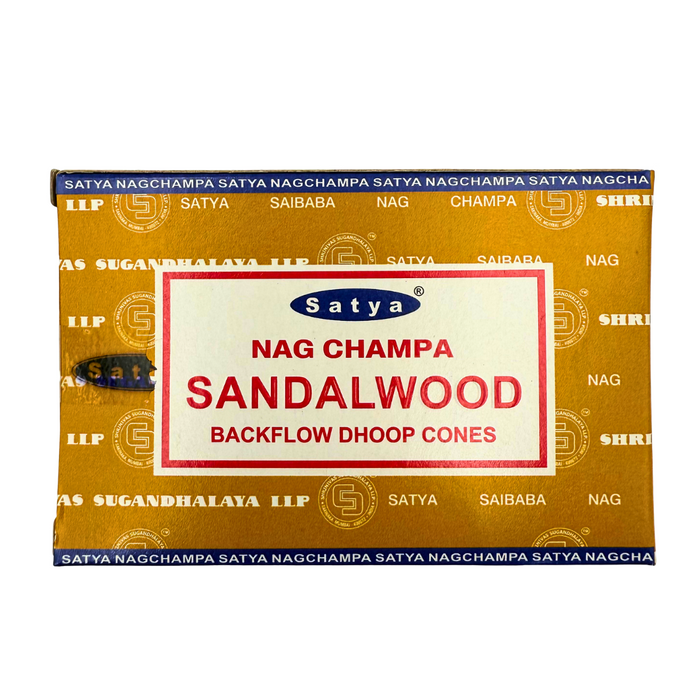 Конусні пахощі індійські, Satya &ndash; "Sandalwood" (10шт) 3410 фото